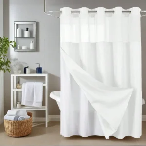 No Hook Heavy Duty Thick Shower Curtains