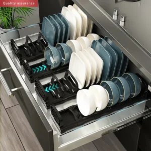 Dish Drain/Rack Plate Divider Storage Rack